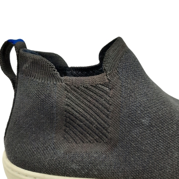 Rothy's The Chelsea Black High Top Sneakers Size 10 Women's Shoes - Picture 3 of 14